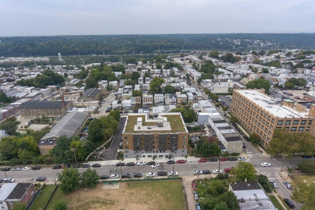 Manayunk, a neighborhood in Philadelphia near the apartment community.